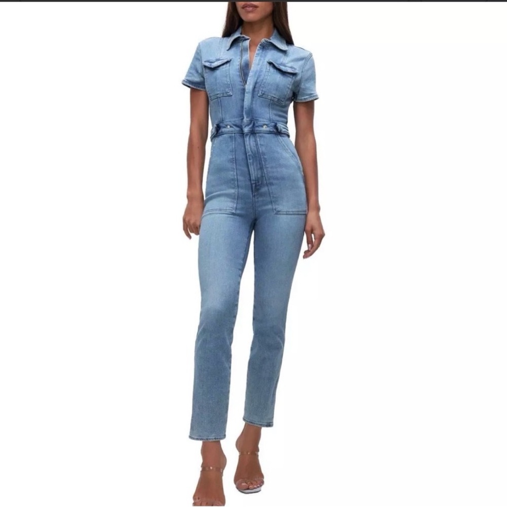 Good American Fit For Success Jumpsuit Size Small
